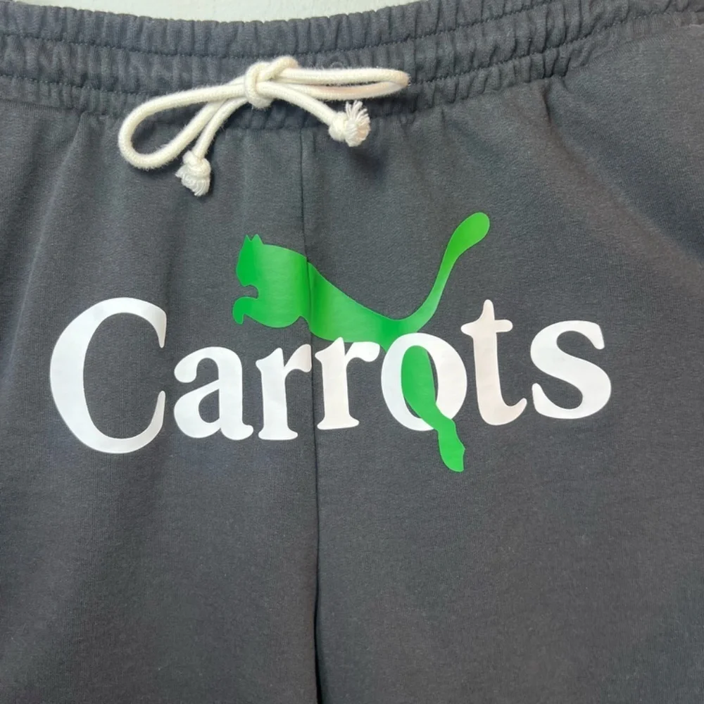 PUMA x Carrots 7" Sweat Shorts Black Casual Athletic Streetwear Mens Size Medium - Picture 9 of 15